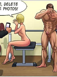 Please, delete those fitness cartoon porn photos! Now they are going to fire me for sure