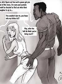 Interracial hot cartoons from poonnet.com black and white nude chicks