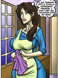 Interracial comic porn. Everytime I take a shower I imagine him and his black cock inside my holes