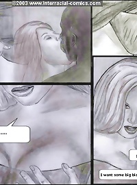 Where did that poshy breasty alle cat lay hands on that long-dicked black cartoon porn stud?