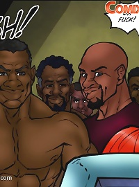 Hard cock entering juicy white pussy, see more in John Person comic porn